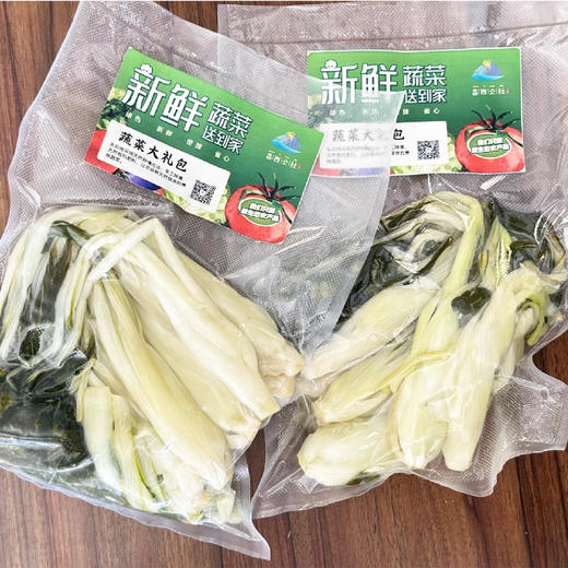 高山腌白菜长梗农家大缸纯手工腌制除了盐无任何添加 商品图1