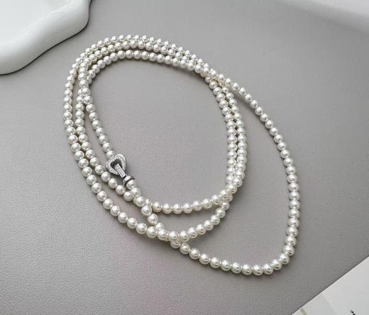 时尚智慧法式轻熟珍珠施华洛珍珠通勤百搭毛衣链 商品图9