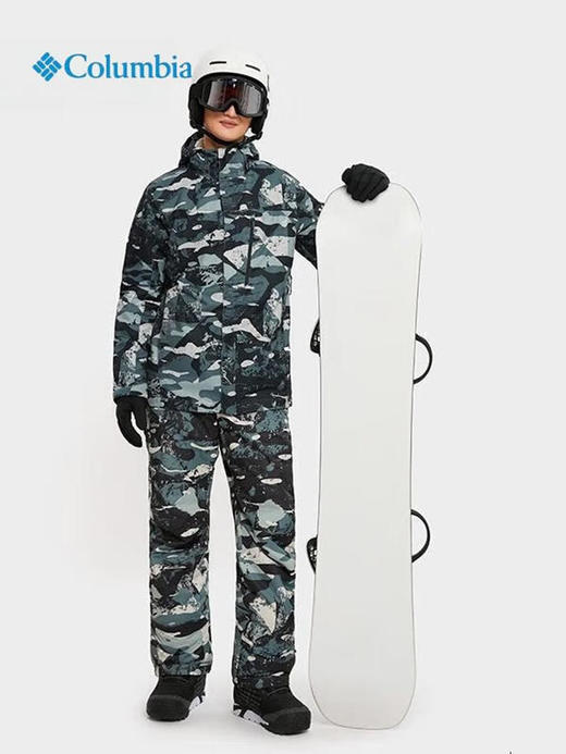 Columbia哥伦比亚户外秋冬新品男热能防水冲锋衣夹棉三合一滑雪服WE1155 商品图3