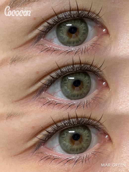 cococon半年抛 青鸾/苔原秘境 14.0-14.2mm 蓝绿色 好好看啊！ 商品图6