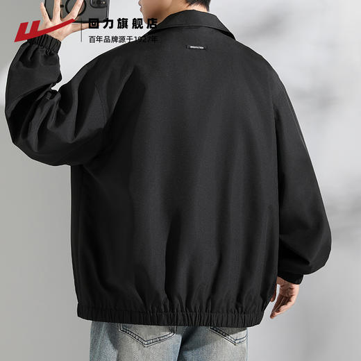 回力外套男款2025春秋新款冲锋上衣痞帅美式高街潮流翻领夹克男 商品图3