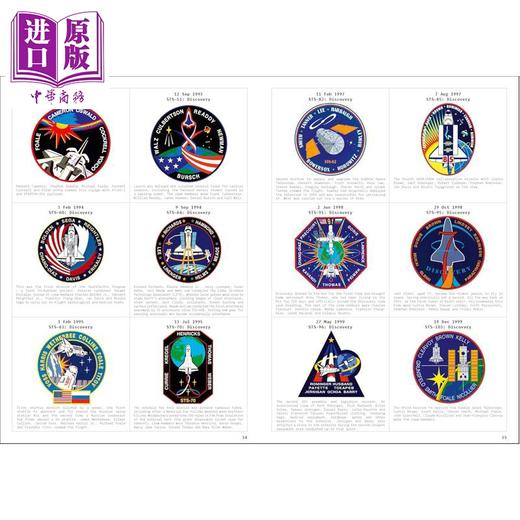 【中商原版】太空任务补丁 NASA使用的系列 英文原版 Art About NASA Space Mission Patches Bill Schwartz 商品图3