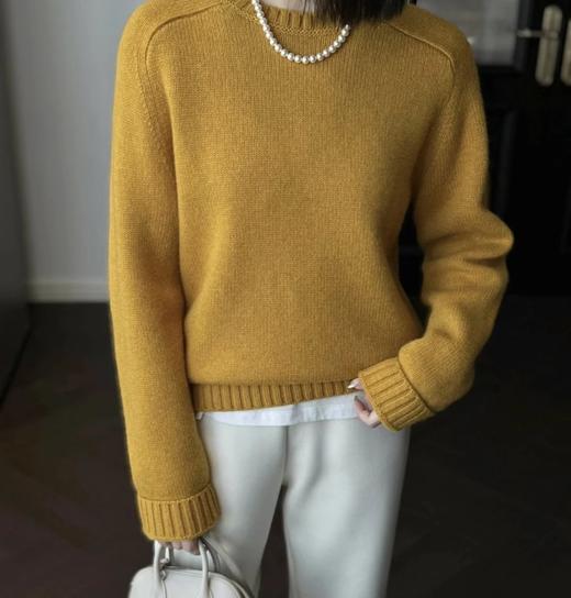 经典返场   重磅！  LP糖果系列  夹花羊绒马鞍肩毛衣 高克重重磅羊绒毛衣 顶级山羊绒  年度压轴 商品图4