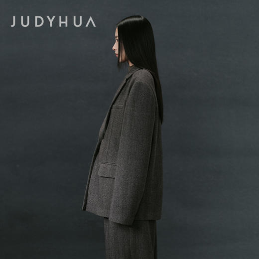JUDYHUA 凝望系列格纹西装外套 商品图2