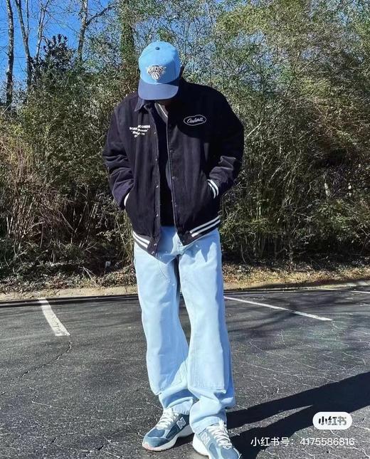 卡哈特 刺绣字母灯芯绒棒球棉服外套 Z-15731 商品图5