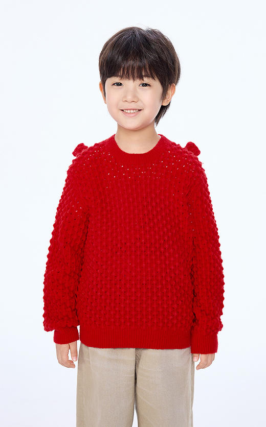 jnby  25年冬款  长袖套头毛衫  1PA312650 商品图3