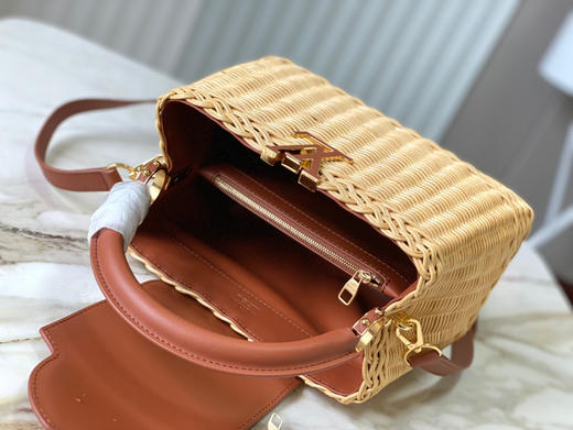 秋冬特惠💰1700 渠道级LV 新品 te级LV 全套包装 M11617/M48865棕色藤条竹篮 商品图5