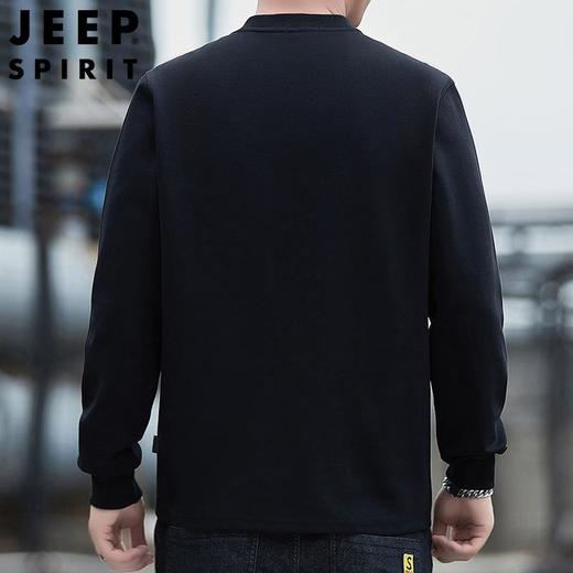 JEEP SPIRIT  秋冬款男士圆领带扣时尚卫衣打底衫 SS7285新款 商品图3
