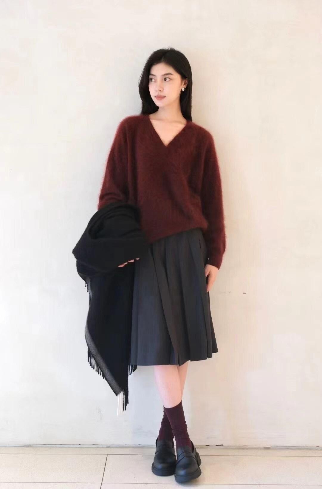 ICICL*E小禾棉花糖羊毛羊绒针织衫