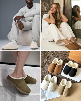 现货 THS-限时 al家 情侣款 一脚蹬勃肯毛毛拖鞋 4色 QZ116