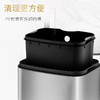 积分免费兑：德斯顿（DESDENML）带盖静音缓降家用脚踩垃圾桶 客厅厨房卧室办公室 6L-钛金黑 商品缩略图4