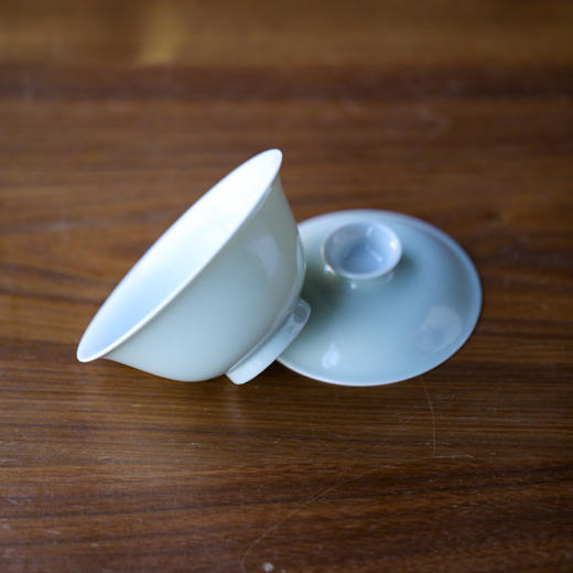 【曰何】 云色盖碗（淡绿） 商品图2