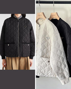 现货 THS-限时 女士 P家 老钱圆领内搭绗缝夹棉外套 2色 BW405