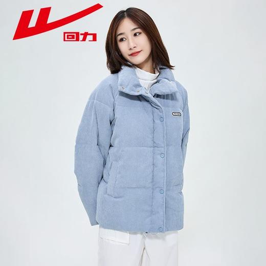 回力棉服女2025冬季新款灯芯绒加厚棉衣棉服宽松保暖羽绒棉衣外套 商品图9