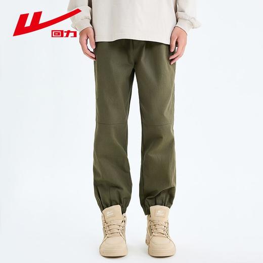 回力工装裤男士2025春秋新款美式机能裤潮流黑色运动束脚休闲裤子 商品图8