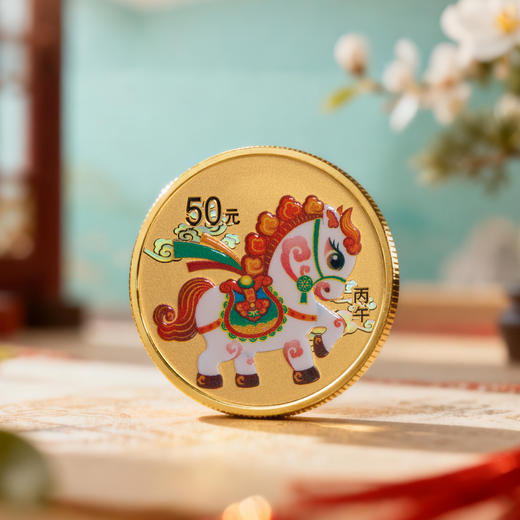 【发行价】2026马年生肖圆形金银币 商品图2