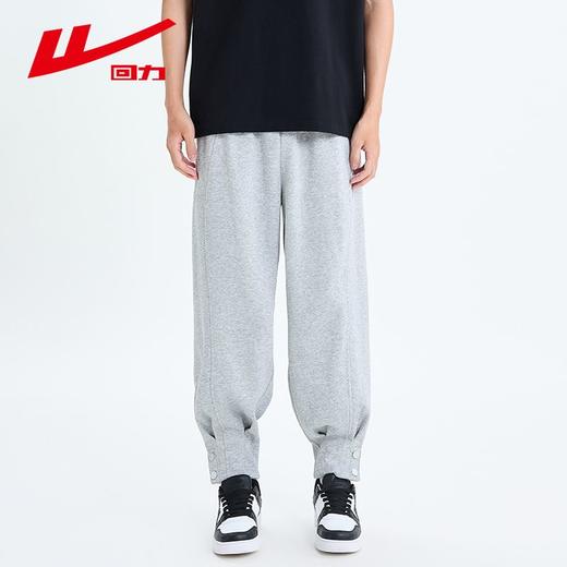 回力运动裤男士2024春秋新款宽松直筒束脚长裤子潮流修身百搭卫裤 商品图6