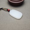 特惠！新疆和田玉且末料白玉雅致小平安牌 1122-14 商品缩略图5