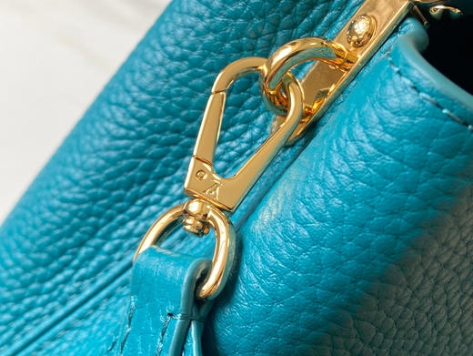 秋冬特惠💰1600 渠道级LV te级LV 全套包装 N81408/M48865孔雀绿 本款 Capucines 迷你号手袋 商品图4