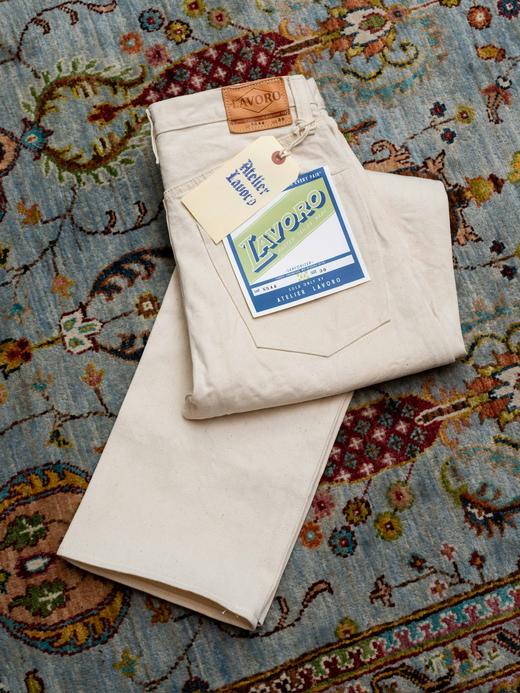 Atelier Lavoro 白色牛仔裤 商品图0