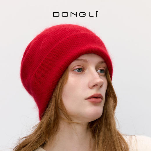 东黎 • 童心未远 山羊绒冬季拉毛针织帽子 5414 商品图4