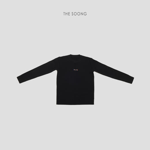 THESOONG"S家毛衣"羊绒羊毛亲肤保暖字母圆领毛衣HBMY7722 商品图0