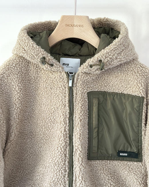 现货 THS-限时 miu家 女士泰迪羽绒夹克外套 科技面料加厚外套 BF1131 商品图5