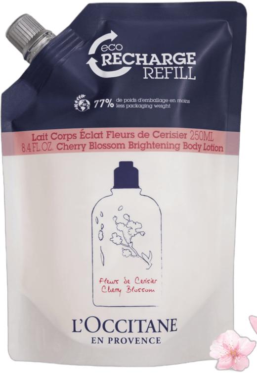 3253581765265 欧舒丹L'OCCITANE 欧舒丹【替换装】甜蜜樱花润肤露光感美肌保湿身体乳250ML 商品图0