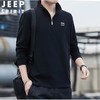 JEEP SPIRIT男装卫衣男半拉链立领高领长袖男宽松春装上衣HL2023 商品缩略图0