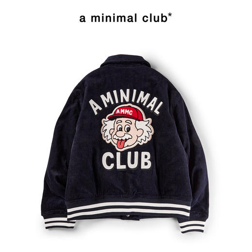 a minimal club美式复古趣味灯芯绒棒球服棉服廓形高街AM5APJ08 商品图0