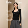 半感 【A63573】 小竖条女士Bra长袖  商品缩略图1
