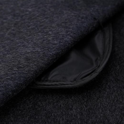 QH928斯尔丽2025新款翻领H廓形简洁大方气质长大衣 商品图6