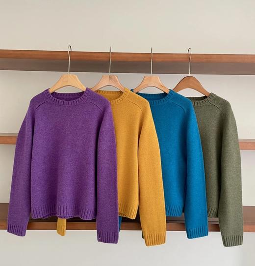 经典返场   重磅！  LP糖果系列  夹花羊绒马鞍肩毛衣 高克重重磅羊绒毛衣 顶级山羊绒  年度压轴 商品图0