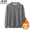 JEEP SPIRIT秋冬绒加厚圆领长袖羊羔绒卫衣宽松羊羔绒卫衣HL6501D 商品缩略图2
