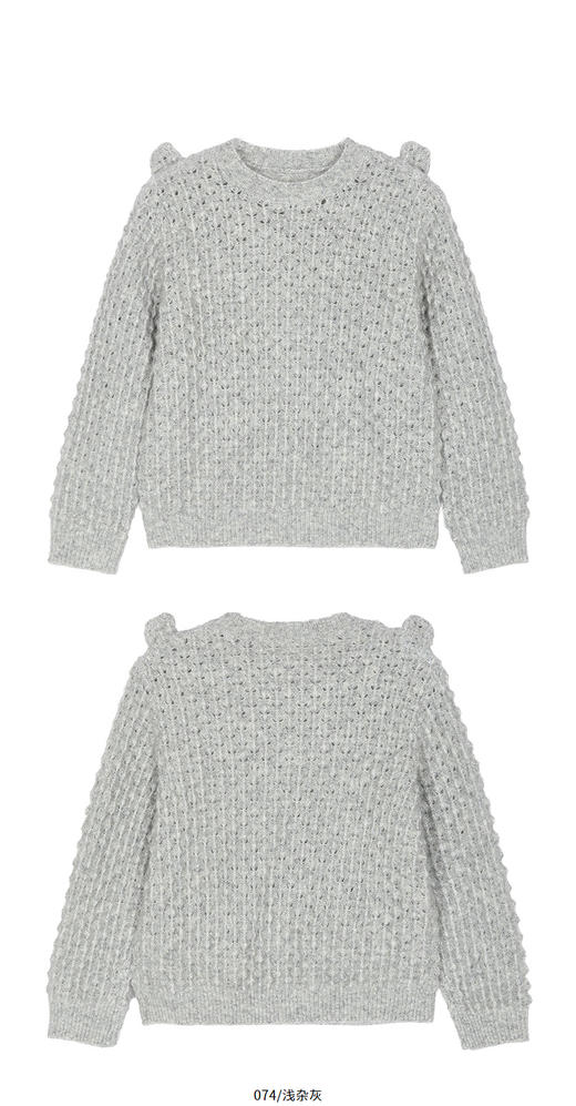 jnby  25年冬款  长袖套头毛衫  1PA312650 商品图8