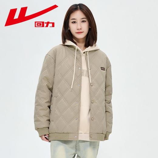 回力棉服女2025冬季新款小个子棉袄冬菱格棉衣外套轻薄羽绒服 商品图0