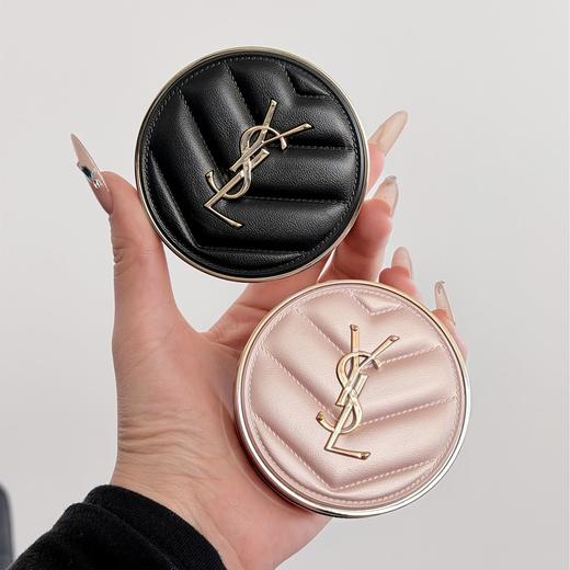 【超模君严选 YSL圣罗兰黑皮革气垫正装14g/ YSL圣罗兰粉气垫12g】 买正装送替换  混油干皮适用   轻薄服帖 商品图1