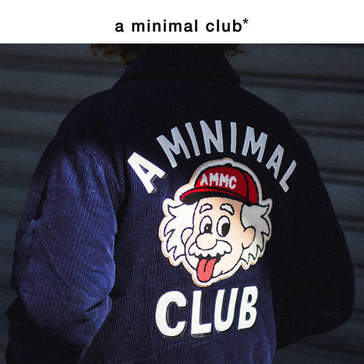 a minimal club美式复古趣味灯芯绒棒球服棉服廓形高街AM5APJ08 商品图2