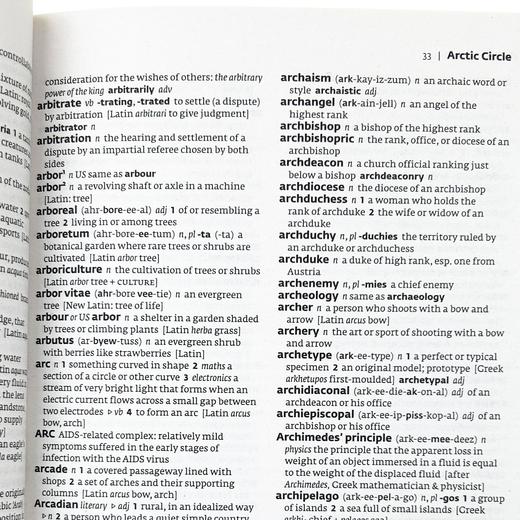 Collins柯林斯英语词典 英文原版 Collins English Dictionary Essential 英文版字典工具书 进口原版英语书籍 商品图3