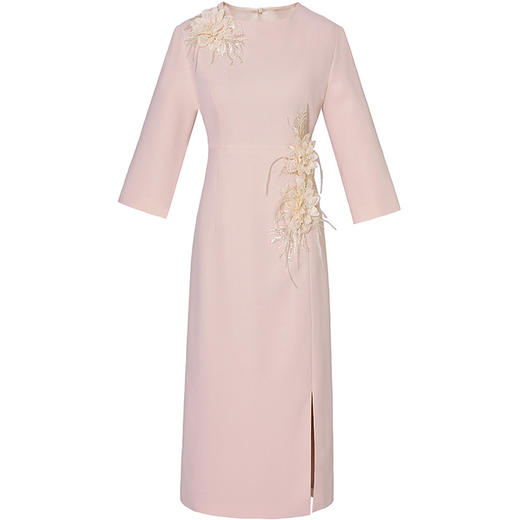 旗袍参加婚礼妈妈礼服2025年气质喜婆婆婚宴装高贵女连衣裙 商品图4