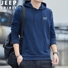 JEEP SPIRIT卫衣男秋季连帽运动男装纯色套头透气长袖上衣6547 商品缩略图0