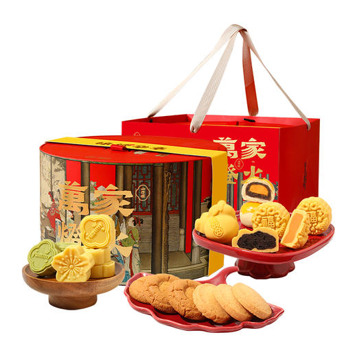 雅觅 山河颂·锦绣华章低糖什锦糕点综合礼盒 商品图7
