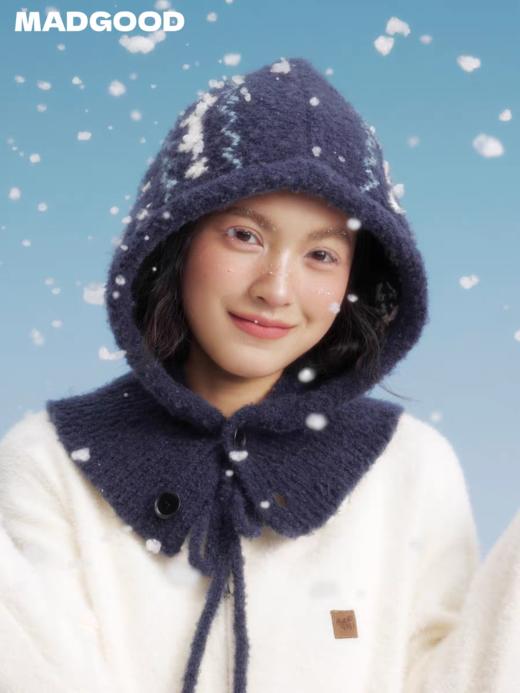 马得工地/MDGDPSMZ141171/费尔岛圈圈纱巴拉克拉法帽 商品图2