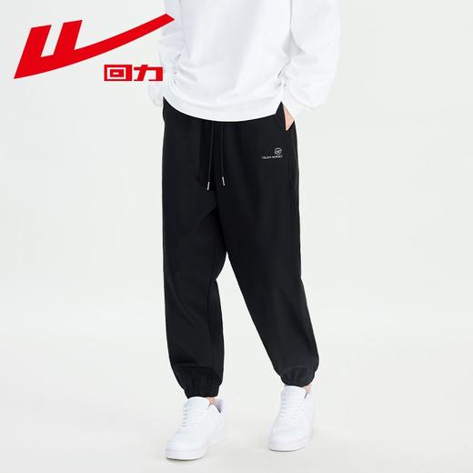回力工装裤男2025春秋新款黑色束脚休闲裤潮流百搭运动宽松长裤子 商品图4