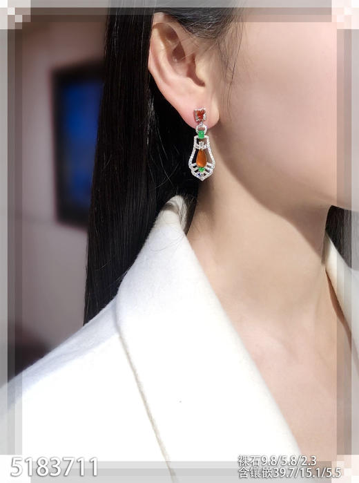 5183711，水滴耳坠。具体价格微信咨询 商品图4