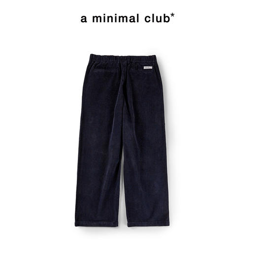 a minimal club复古细坑条纹灯芯绒长裤直筒宽松弹力腰围AM5ATR09 商品图1