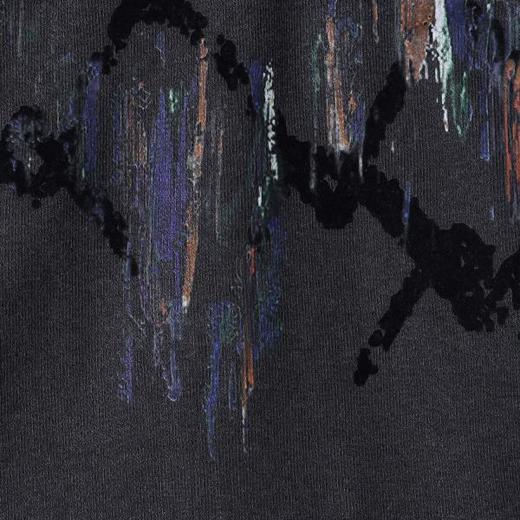 SDSA男士秋冬新款痞帅男装潮牌涂鸦设计圆领卫衣百搭时尚套头上衣 商品图2