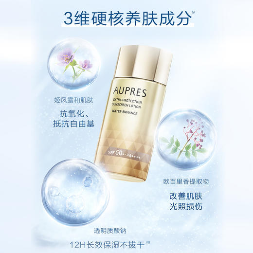 6903966544875  欧珀莱AUPRES 烈日轻透防晒液60ml高倍SPF50防晒保湿60ml 商品图3