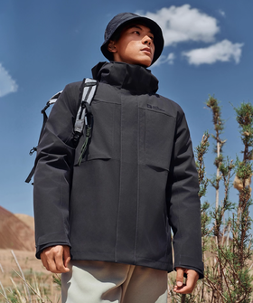 JackWolfskin新款户外男士600三合一冲锋衣A62258