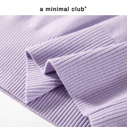 a minimal club吐舌爱因斯坦印花包芯纱毛衣羊毛混纺套头AM5ASW05 商品图4